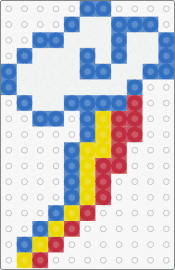 Rainbow Dash Cutie Mark (w.i.p) - rainbow dash,cutie mark,mlp,my little pony,cloud,lightning,white,blue,red,yellow