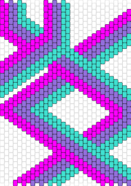 Weed - geometric,stripes,trippy,teal,pink,purple