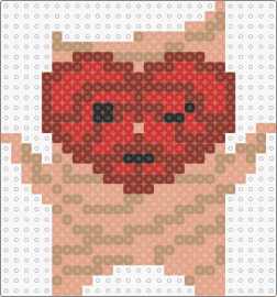 Kolog - korok,legend of zelda,kolog,character,video game,red,tan