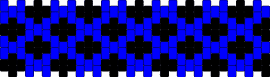 Tiles - diamond,geometric,zig zag,dark,cuff,blue,black