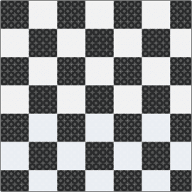 kitchen floor piece 1 no connection pins - checkered,tile,geometric,simple,black,white