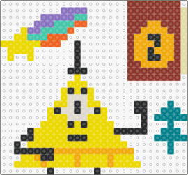 Gravity Falls charms /○\ - gravity falls,bill cipher,charms,cartoon,tv show,shooting star,yellow,teal