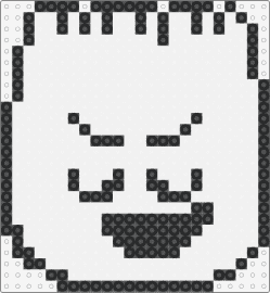 Hehe - face,character,simple,white,black