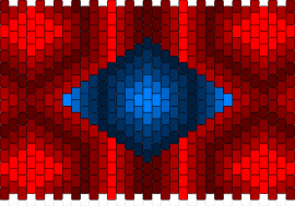 doam,pnd - diamonds,cards,suit,geometric,glow,gaming,cuff,red,blue