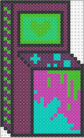 aecade mashen - arcade,video game,machine,retro,colorful,purple,pink,green