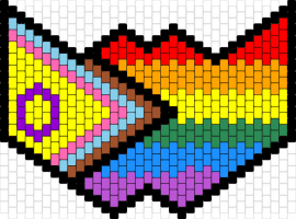 lgbtqia+ mask <3 - lgbtqia,pride,colorful,flag,mask,yellow