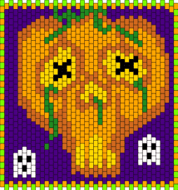 happy Halloween - pumpkin,halloween,ghosts,panel,spooky,orange,purple,green