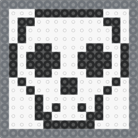 14x14 skull - skull,outline,box,spooky,halloween,simple,black,gray