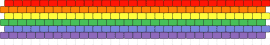rainbow 8x30 - rainbow,cuff