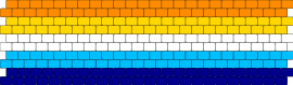 Aroace - aroace,pride,stripes,cuff,orange,yellow,light blue,blue