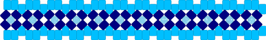 Blue X-Cuff - purple,light blue