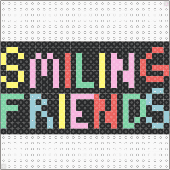 Smiling friends logo title card - black,teal,pink,red,smiling friends,cartoon,show,title,logo