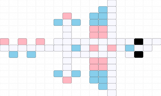 Trans dragon [read description] - white,light blue,pink