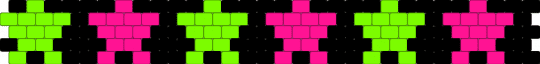 Scene star peytote - pink,green,neon,black,scene,star,cuff