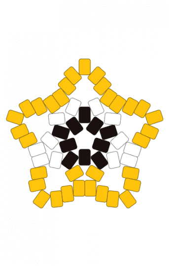 Weirdcore yellow star with eye - creepy, dreamcore, white, yellow
