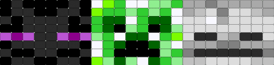 Minecraft mobs face ladder cuff - beige, green