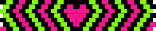 Scene heart outline thing - pink,green,scene,heart,black,neon,cuff,decora