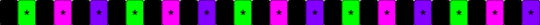 Green, purple, pink and black star single - purple,green,pink,scene,black,neon,single,star