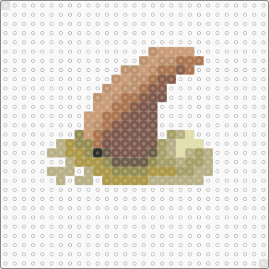 This little wizard guy - beige,tan