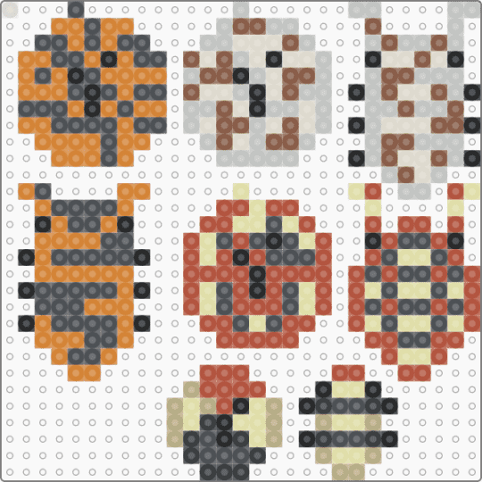 Isopods 2 - beige,red,gray,orange