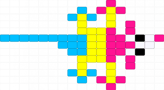 Chrismas gift - pink,yellow,light blue