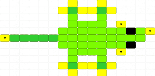 Alien rat [read description] - green,yellow