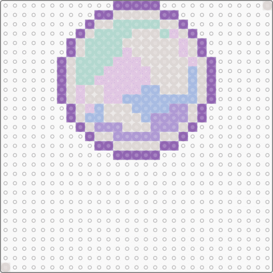 Shiny and colorful bubble - pink,beige