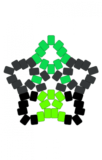 ufo beam star - alien, galaxy, green, space, teal