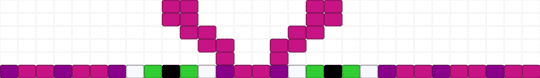 Bugbo single with attenae - pink,bugbo,single,bug,magenta,green