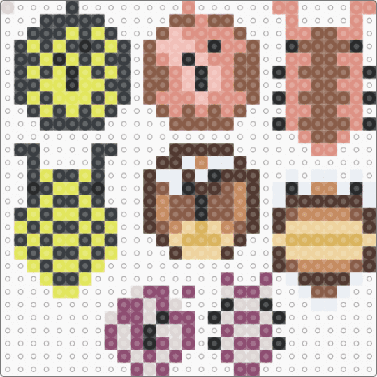 Isopods 4 - beige,tan,yellow