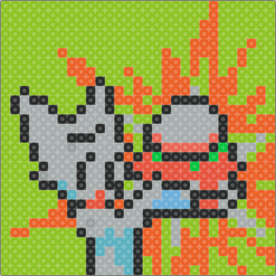 Femtanyl DINNER - gray,green,orange