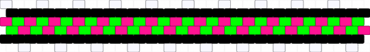 Small weird scene spiked cuff - green,pink,scene,spike,choker,cuff,decora,stripe,bright,neon