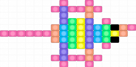 Glowing rainbow rat [read description] - pink,blue