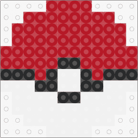 POkeball - pokeball,pokemon,gaming,simple,red,white