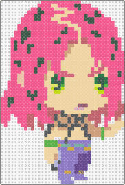 Diavolo - daivolo,jojos bizarre adventure,character,chibi,manga,video game,anime,tv show,pink,tan,purple