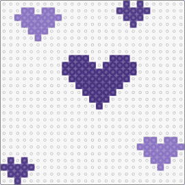 hearts - hearts,charms,love,purple