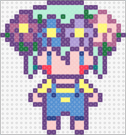 basil omori whitespace - basil,omori,character,video game,colorful,pastel,blue,pink,teal