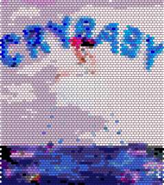 Melanie Martinez Crybaby - crybaby,melanie martinez,album,music,panel,pink,blue