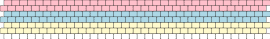 agere flag - agere,age regression,pride,horizontal,stripes,pastel,bracelet,cuff,pink,light blue,yellow