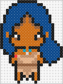 Pocahontas - pocahontas,disney,character,native american,indian,animation,movie,chibi,brown,blue,tan