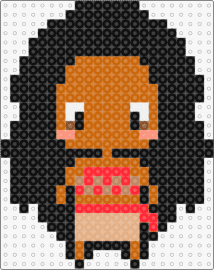 Moana - moana,disney,character,chibi,movie,cartoon,brown,black