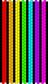 rainbow window hang - rainbow,pride,stripes,panel