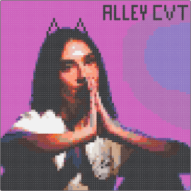 ALLEYCVT - alleycvt,portrait,music,dj,edm,dubstep,panel,pink,tan,black