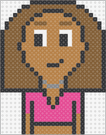 the gorl amiyah - amiah,girl,portrait,character,brown,pink