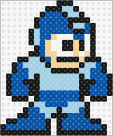 Megaman - mega man,capcom,sega,character,video game,retro,classic,blue,light blue