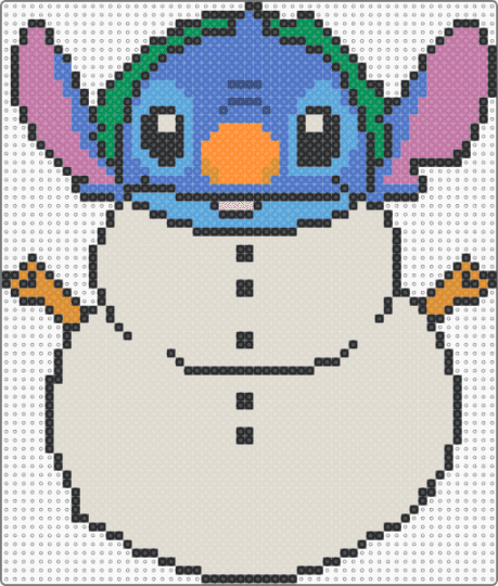 Snowman Stitch - beige