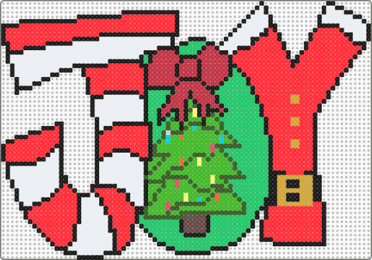 Joy sign - red,green
