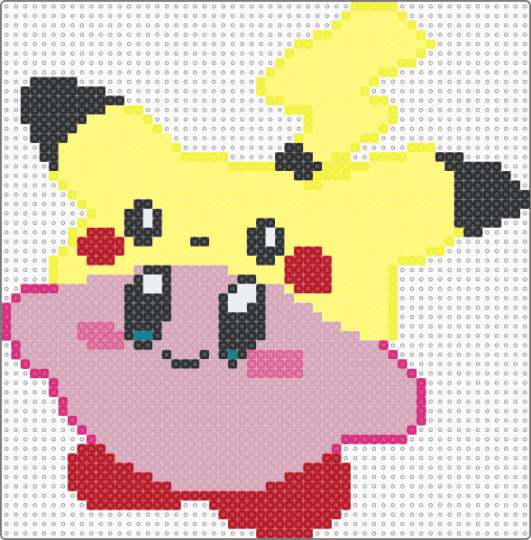 Kirbichu - pink,yellow,pokemon,kirby,pikachu,kirbichu