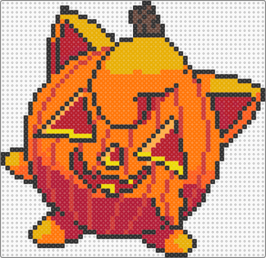 Pumpkin jigglypuff - jigglypuff,jackolantern,pumpkin,pokemon,character,cartoon,anime,video game,halloween,spooky,gaming,orange,red