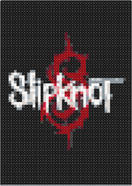 Slipknot - slipknot,logo,band,music,metal,white,red,black